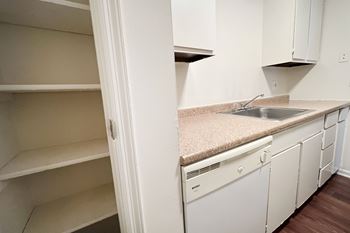 Pantries in select apartments